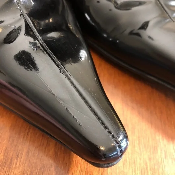 JIMMY CHOO | Black patent leather ankle bo… - Picture 11 of 16